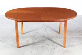 Whether you prefer round or square designs, these will suit all of your dinner party needs. Mid Century Oval Walnut Dining Table W Extension Leaf Vintage Supply Store