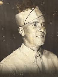 Photomatic Handsome Military Man Harold Fleming WWII Soldier Vintage Photo  1940s