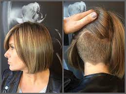 Bobbed Beyond The Extreme Undercuts Are Becomming A Huge Trend In The Styling Business Loving This Short Video By Hairsb Lady Barber Balayage Bob Balayage