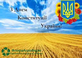 Привітання з днем конституції в прозі, віршах та смс. Z Dnem Konstituciyi Ukrayini