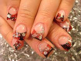 Autumn Nails Acrylic 2010 Fake Nails Designs Fall Acrylic Nails Acrylic Nails
