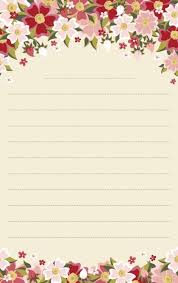 예쁜 편지지 도안 17가지 다운로드 하세요 봄느낌 물씬 네이버 블로그 In 2020 Flowers Ipad
