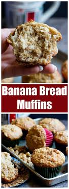 Banana Bread Muffins Are Everyone S Favorite These Easy Banana Bread Muffins Are Banana Bread Muffins Easy Moist Banana Bread Muffins Easy Banana Bread Recipe