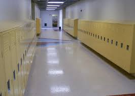 What A Nice And Smooth Looking School Flooring I Really Like How Shiny And Clean It Seems Too Is This An Epoxy Floor School Floor Floor Installation Flooring