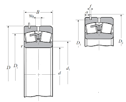 spherical roller bearings w snap ring