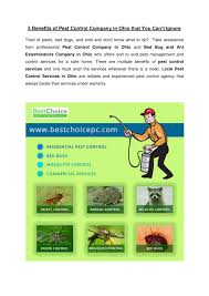 Dugas pest control have specialized in wildlife control in the baton rouge la area since 1957. Ppt 5 Benefits Of Pest Control Company In Ohio That You Can T Ignore Powerpoint Presentation Id 7758250