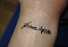 His name is james atchley, and he is actually doing more ink on me soon. 25 Astonishing Hakuna Matata Tattoo Designs Slodive