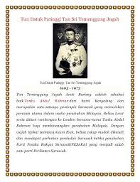 Di atas sumbangan yang besar dalam mempromosikan perpaduan antara kaum. Tokoh Merdeka