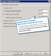 Multiple websites are going to be using this exchanger server smtp relay in a. Exchangepedia Set Message Size Limits In Exchange 2010 2013 And Exchange 2007