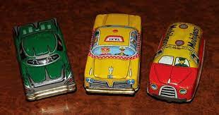 Vintage Friction Tin Toy Cars Made In Japan Circa 1950s Toy Car Tin Toys Toy Collection