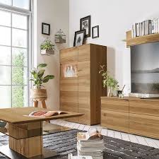 Wohnzimmer schrankwand smonia aus wildeiche hell (vierteilig). Wohnzimmer Aus Massivholz