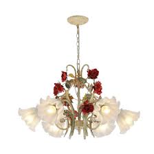 fancy multi vintage glass pendant lamp