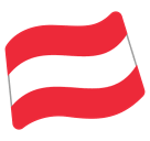 Österreichdas ist es, was das emoji zeigt. Flagge Osterreich Emoji