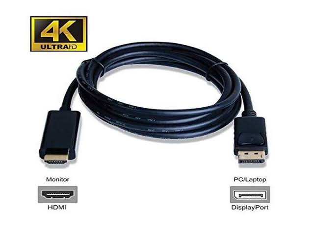 DP to HDMI DisplayPort to HDTV HDMI Cable Converter Adapter Gold Plated 1.5 Meter thumbnail 3
