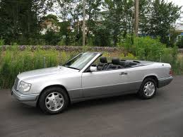 Mercedes E220 A124 1997 Silver Cabrio Convertible Mercedes E220 Mercedes Benz Mercedes