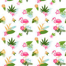 vector hand painted flamingo background 1893 1893 transprent png free download plant flora leaf vetores papel de fundo imagens