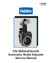 Csi Midland Gunite Automatic Brake Adjuster Service Manual
