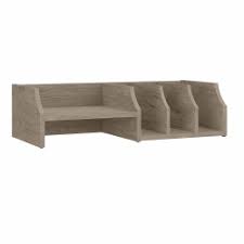 Take advantage of the horizontal and vertical shelving to help manage mail, memos and work in progress so the materials you need are always easy to find. Bush Salinas Organizer With Shelves Shiplap Office Depot