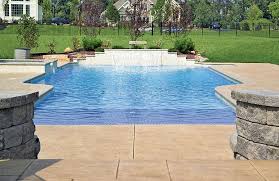 Zero And Beach Entry Pool Photos Blue Haven Beach Entry Pool Cool Swimming Pools Pool Landscaping