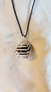 Crystal Cage Necklace Natural Tumbled Stone In A Square Cage Etsy Caged Necklace Healing Crystal Jewelry Black Agate Necklace