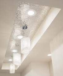 For An Unexpected Hallway Feature Try A Recessed Ceiling Tiled With A Eye Catching Mosaic Recessed Ceiling Recessed Ceiling Lights False Ceiling
