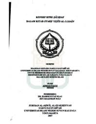 Hubungan intim pun tak lepas dari adab dan etika yang harus dipraktikkan. Konsep Istri Salihah Dalam Kitab Syarh Uqud Al Lujjain Institutional Repository