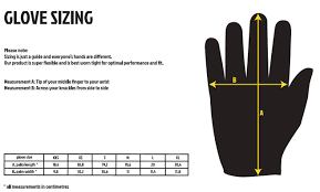 Goat Skin Leather Glove Size Chart