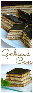Hungarian Gerbeaud Cake Recipe Zserbo Szelet Culinary Hungary Recipe Hungarian Recipes Hungarian Desserts Cake Recipes
