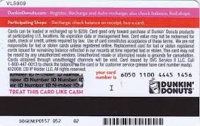 How to check dunkin donuts gift card balance. Dunkin Donuts Back Of Gift Card Reflections