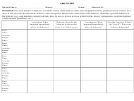 Abc Chart Template For Students Download Printable Pdf