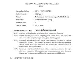 Download Contoh Rpp Daring Kelas 3 Sd 2020 2021 Infoguruku
