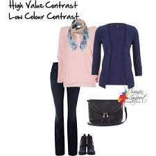 High Value Low Colour Contrast By Imogenl On Polyvore Contrast Outfit Flattering Outfits Style