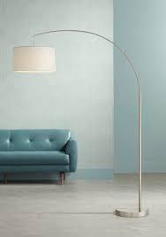Maybe you would like to learn more about one of these? Buy 360 Lighting Modern Arc Floor Lamp Brushed Steel Off White Linen Drum Shade For Living Room Reading Bedroom Office Online In Indonesia 855087941