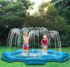They are a fun way for the whole family to cool off from the desert heat. You Can Turn Your Backyard Into A Waterpark With These Miniature Splash Pads For Kids