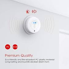Combo smoke & carbon monoxide alarm, hardwired 120 volts ac with (2) aa battery backup, voice warning with location, ionization detection. X Sense 10 Year Battery Not Hardwired Smoke And Carbon Monoxide Detector Alarm With Lcd Display Dual Sensor Smoke Co Alarm Complies With Ul 217 Ul 2034 Standards Auto Check Sc01 Pricepulse