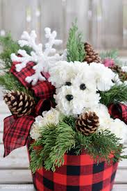 Monday Morning Blooms Lola And Gracie Inspired Puppy Bouquet Flower Arrangements Diy Christmas Floral Arrangements Christmas Flower Arrangements
