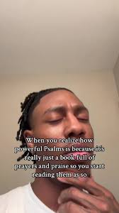 David been in his bag fasho in psalms and I’m sure alot of us can relate to  alot of the feelings he was having in certain times in our life so lets use  the word of God as an weapon against the enemy ...