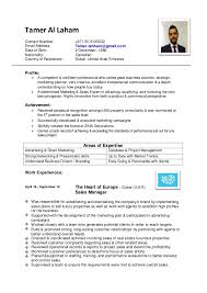 Tamer Cv Sales Marketing Pdf