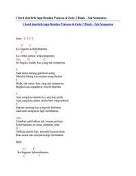 More images for chord+bondan+bunga » Chord Dan Lirik Lagu Bondan Prakoso Fade 2 Black Tak Sempurna By Chord Zila Issuu