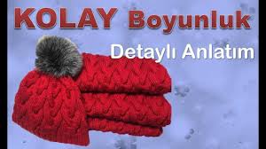 Kolay Boyunluk Dikissiz Boyunluk Nasil Yapilir Bebek Sapkasi Orme Krose Sapka Orgu Sapka