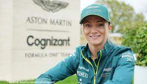 Lake it was a hot summer day when i met him on. James Bond Movie Stunt Driver Jessica Hawkins To Showcase Talent With Aston Martin F1 Team