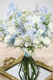 Wedding bouquet of white and blue roses. 99 Blue And White Bouquets Ideas In 2021 Wedding Bouquets Wedding Flowers Bridal Bouquet