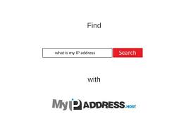 Find What Is My Ip Address Or Trace Any Ip Address With Myipaddress Host Just Typing The Domain Name Ip Address Addressing Names