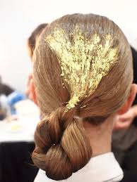 Black And Gold Hairstyles Bubbles Theyallhateus Runway Hair Gold Hair Beautiful Hair