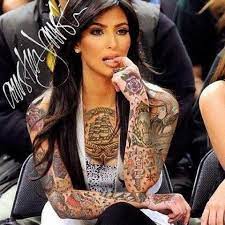 Kim revealed she suffered from toxemia, which means she is unable to carry any. Jonathan The Conqueror On Twitter Imagine If Kim Kardashian Had Tattoo S Http T Co Xabn4wzj