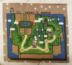 Super Mario World Map Stitch Sprite Stitch
