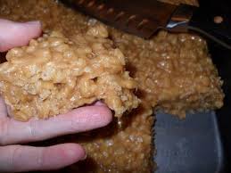 Hi Friends If I Managed To Lure You In With The Title Of This Post Chances Are Peanut Butter Rice Krispies Peanut Butter Rice Crispy Treats Cafeteria Food