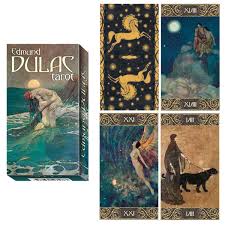 Tarot Createur Edmund Dulac Bleu 12x7x3 Cm R2808 Jeux De Tarot Tarot Esoterisme
