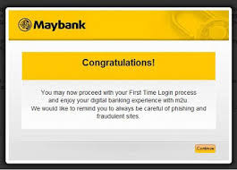 Kemudian anda akan masuk ke paparan di bawah. Cara Daftar Maybank2u Eratuku