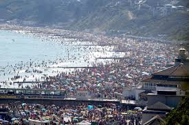 At bournemouth beach, you'll find an array of bars, places to eat and things to do. The Scenes On Bournemouth Beach Make Britain Look Like The Jackass Of The World The Independent The Independent